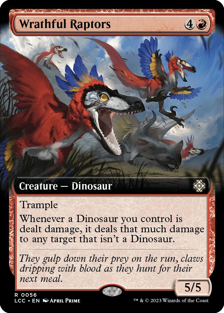 Raptores Furiosos / Wrathful Raptors - Magic: The Gathering - MoxLand