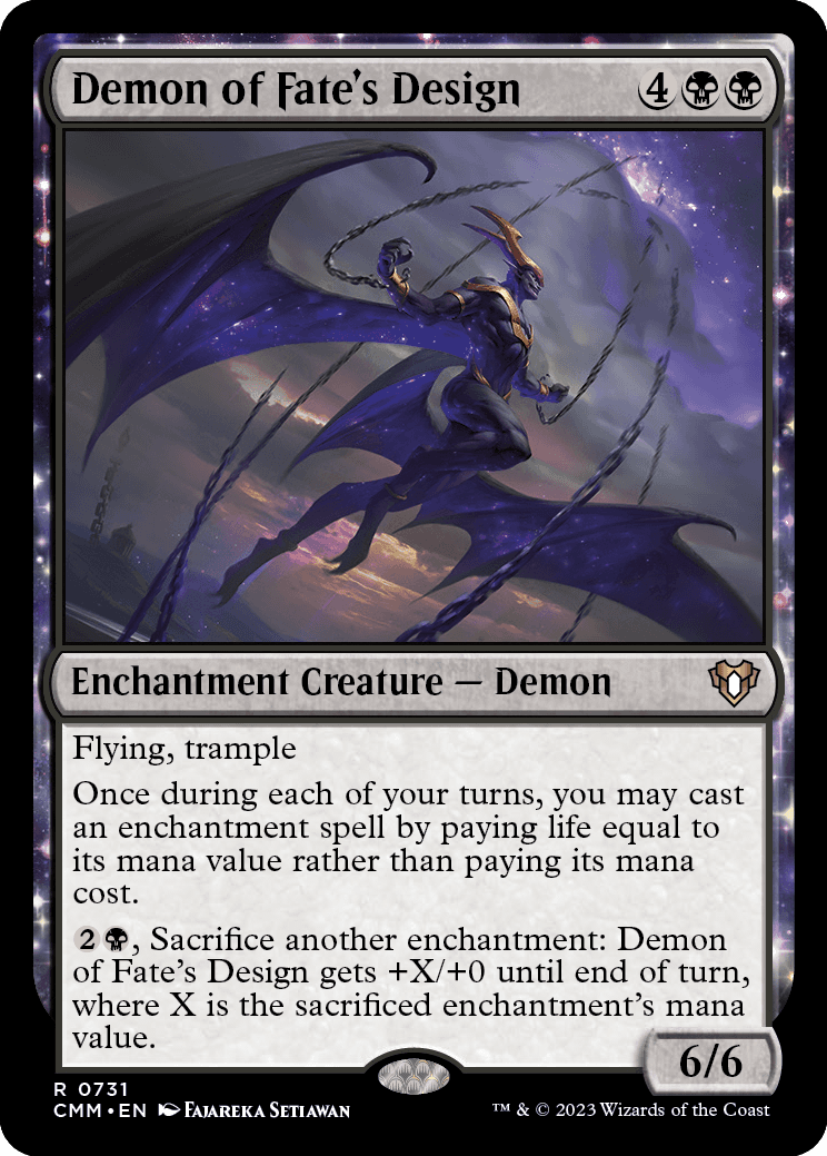 Demon of Fate's Design - Magic: The Gathering - MoxLand