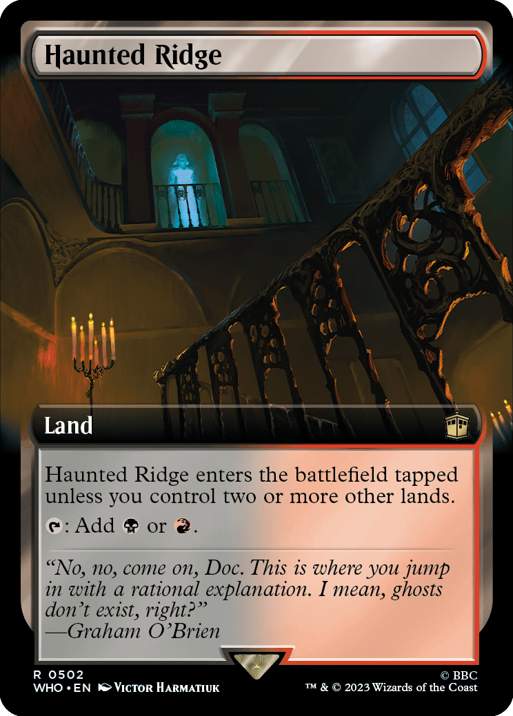 Cordilheira Assombrada / Haunted Ridge - Magic: The Gathering - MoxLand