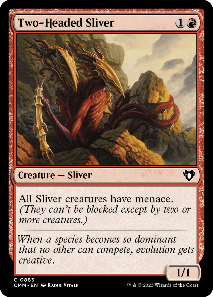 Fractius de Duas Cabeças / Two-Headed Sliver - Magic: The Gathering - MoxLand