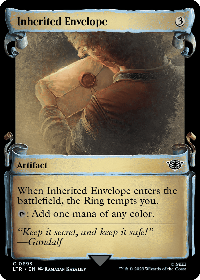 Envelope Herdado / Inherited Envelope - Magic: The Gathering - MoxLand