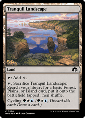 Paisagem Tranquila / Tranquil Landscape - Magic: The Gathering - MoxLand