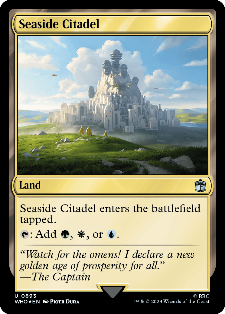 Cidadela à Beira-mar / Seaside Citadel - Magic: The Gathering - MoxLand