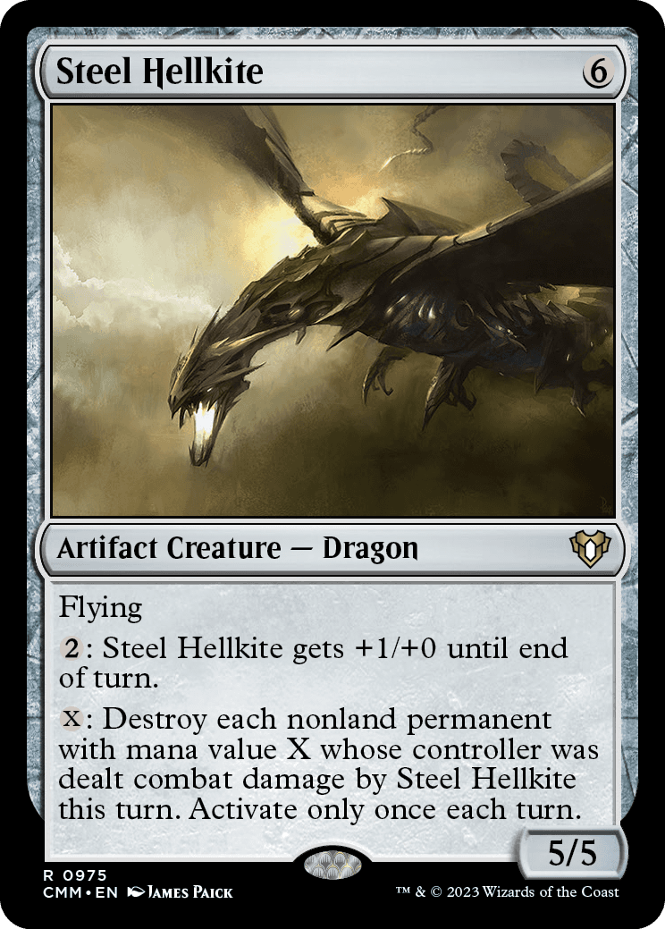 Dragão Avérneo de Aço / Steel Hellkite - Magic: The Gathering - MoxLand