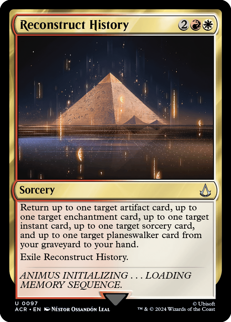 Reconstruir a História / Reconstruct History - Magic: The Gathering - MoxLand
