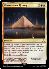 Reconstruir a História / Reconstruct History - Magic: The Gathering - MoxLand