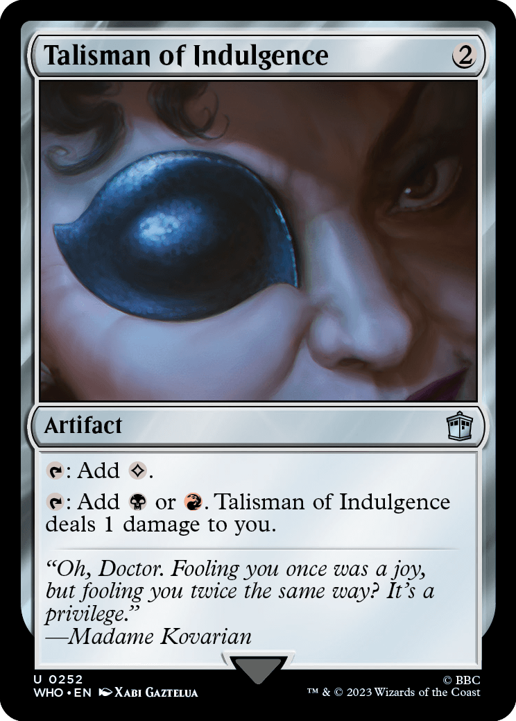 Talismã da Indulgência / Talisman of Indulgence - Magic: The Gathering - MoxLand