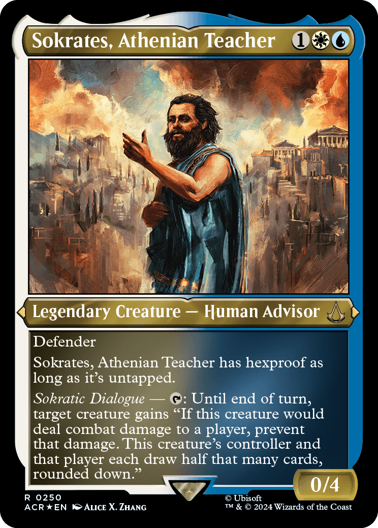 Sokrates, Athenian Teacher - Magic: The Gathering - MoxLand