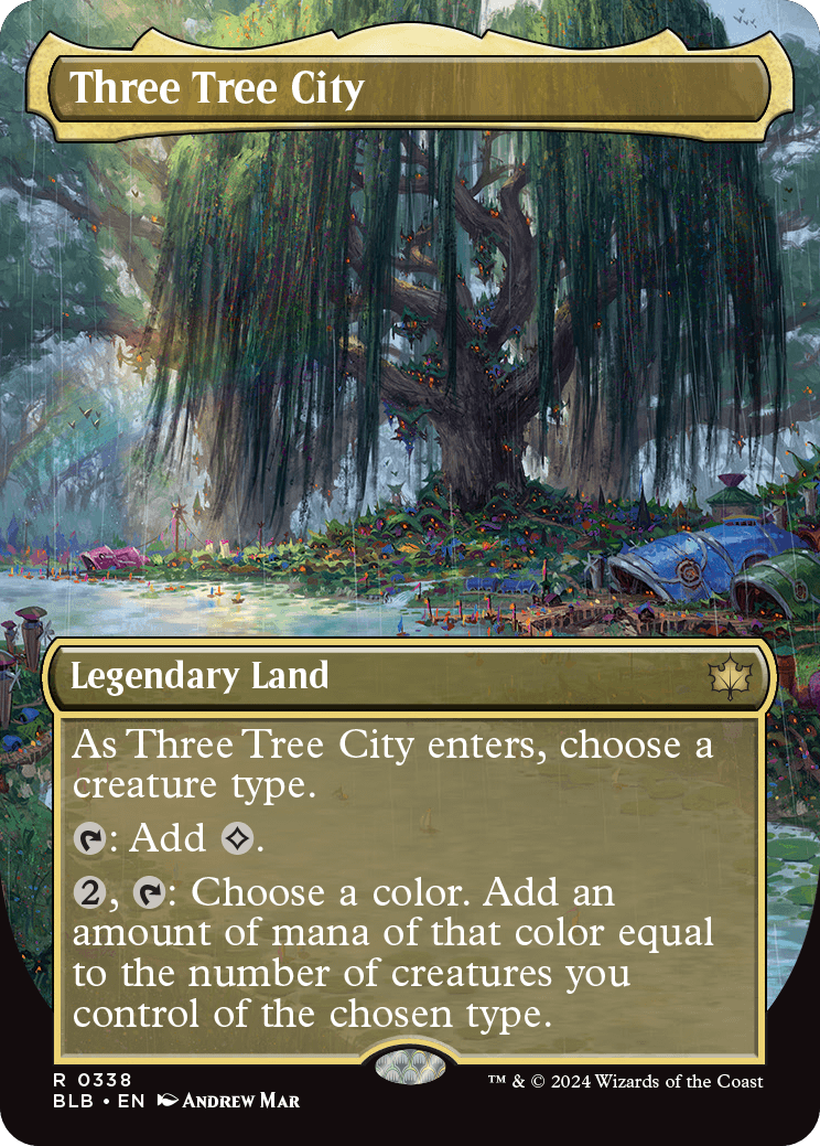 Cidade das Três Árvores / Three Tree City - Magic: The Gathering - MoxLand