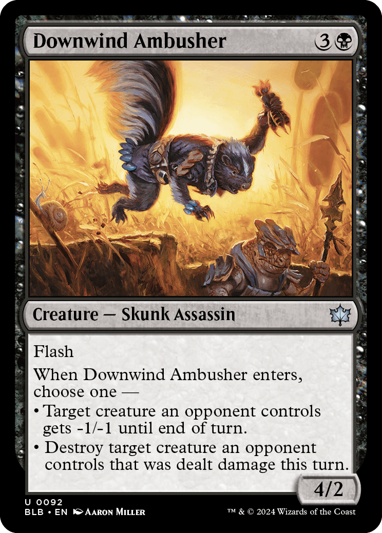 Emboscador a Sotavento / Downwind Ambusher - Magic: The Gathering - MoxLand