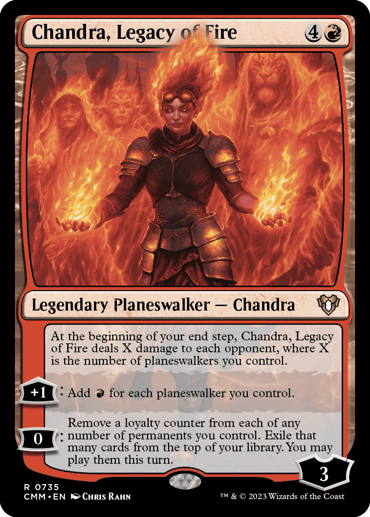 Chandra, Legacy of Fire - Magic: The Gathering - MoxLand