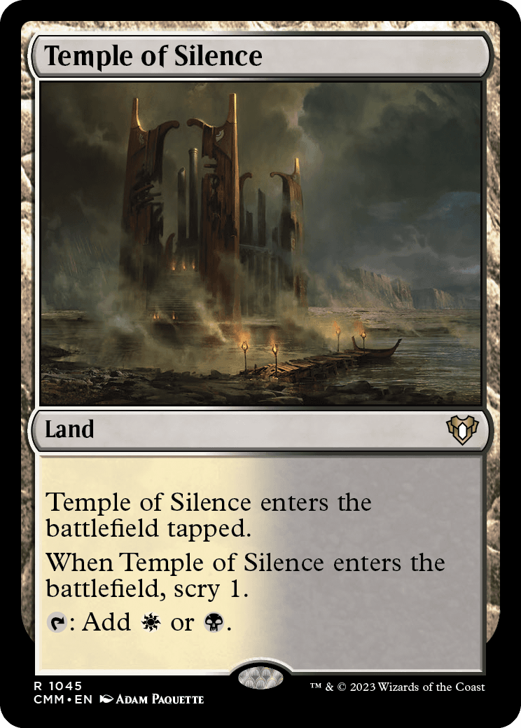 Templo do Silêncio / Temple of Silence - Magic: The Gathering - MoxLand