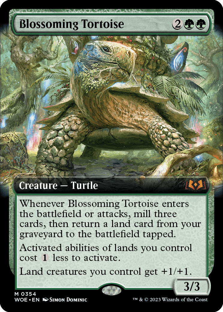 Jabuti Florescente / Blossoming Tortoise - Magic: The Gathering - MoxLand