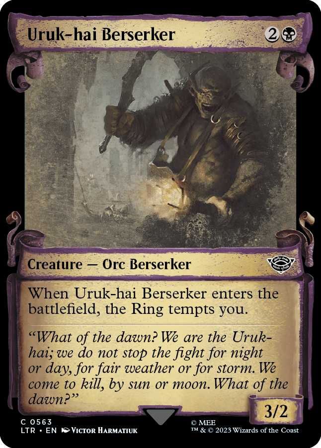 Amoque Uruk-hai / Uruk-hai Berserker - Magic: The Gathering - MoxLand