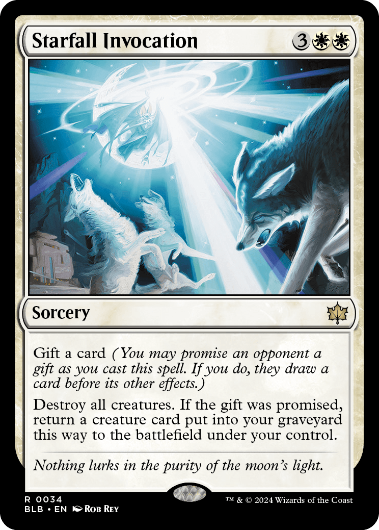 Invocação da Chuva de Estrelas / Starfall Invocation - Magic: The Gathering - MoxLand