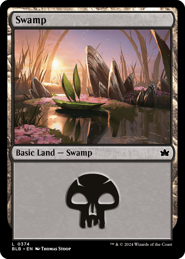 Pântano / Swamp - Magic: The Gathering - MoxLand