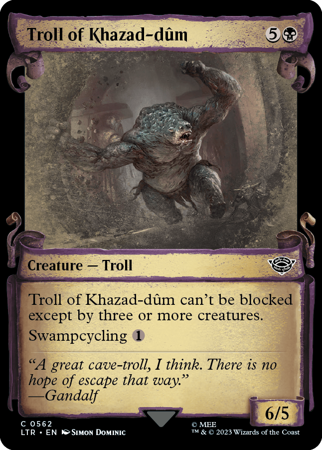 Trol de Khazad-dûm / Troll of Khazad-dûm - Magic: The Gathering - MoxLand