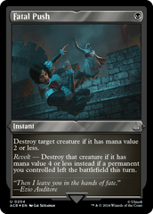 Empurrão Fatal / Fatal Push - Magic: The Gathering - MoxLand