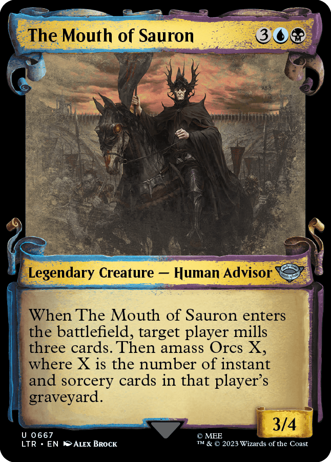 O Boca de Sauron / The Mouth of Sauron - Magic: The Gathering - MoxLand