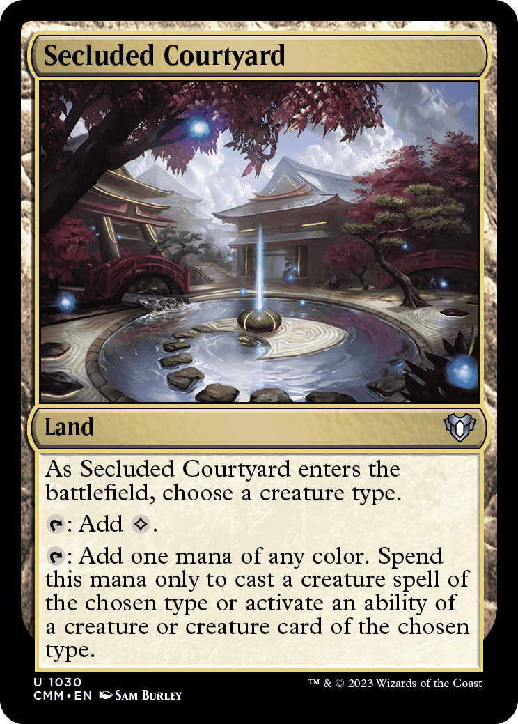 Pátio Reservado / Secluded Courtyard - Magic: The Gathering - MoxLand