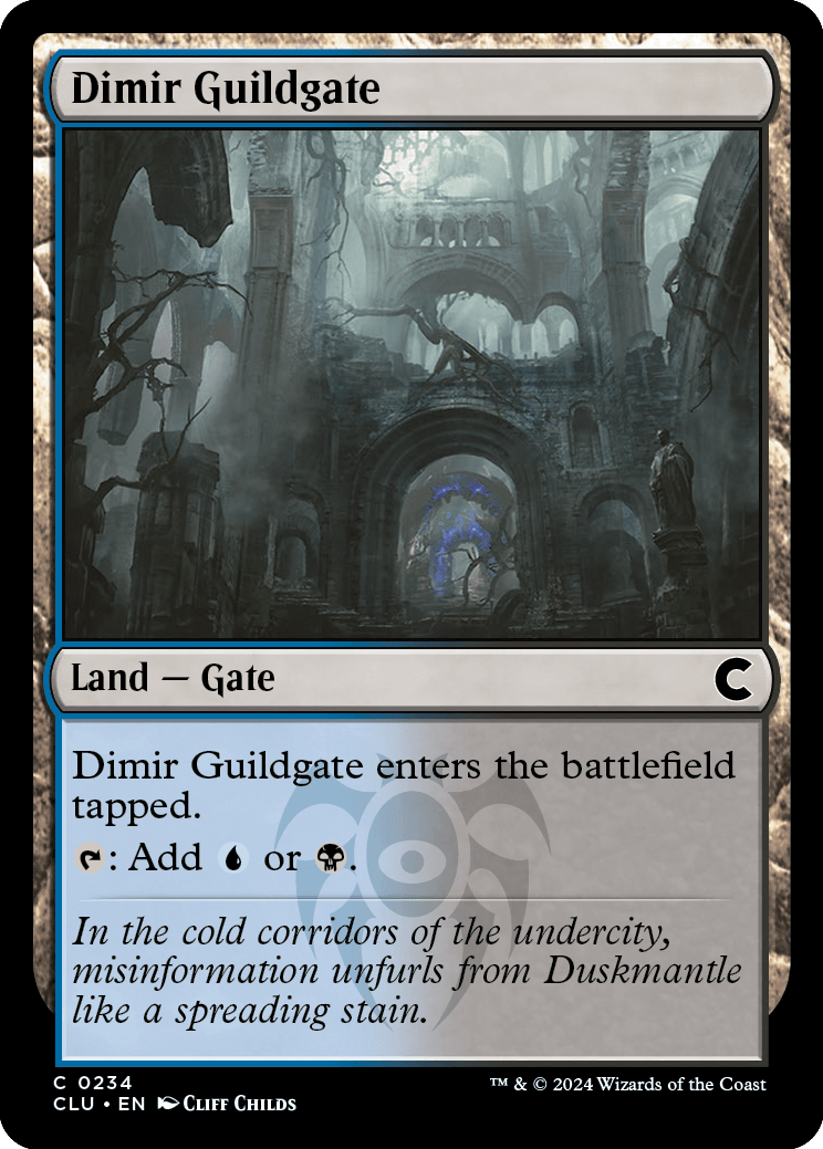 Portão da Guilda Dimir / Dimir Guildgate - Magic: The Gathering - MoxLand