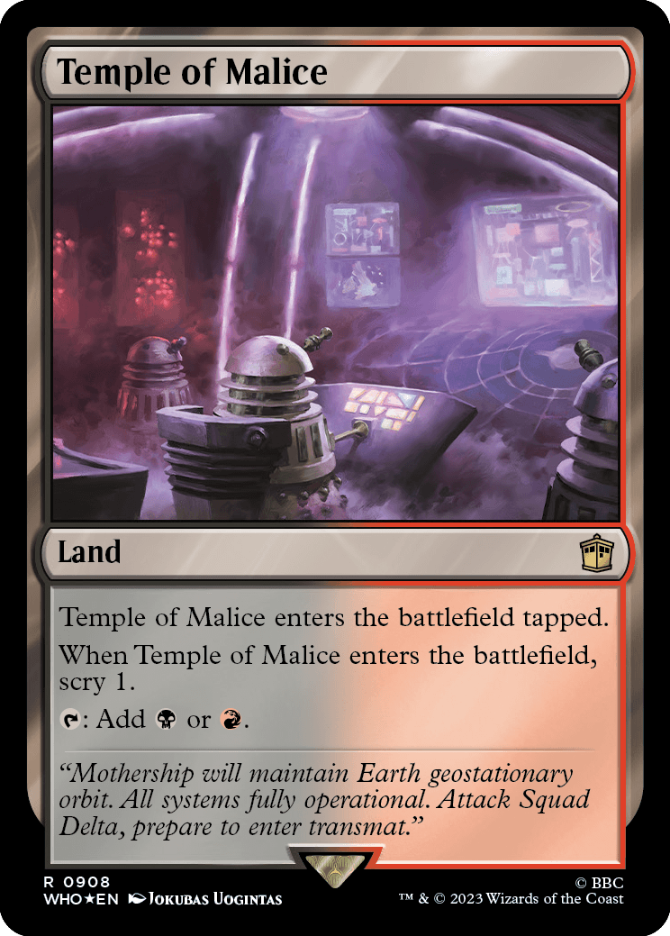 Templo da Maleficência / Temple of Malice - Magic: The Gathering - MoxLand