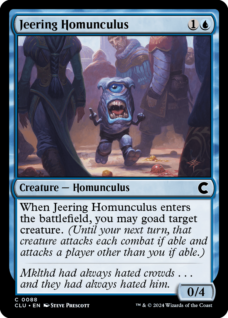 Jeering Homunculus - Magic: The Gathering - MoxLand