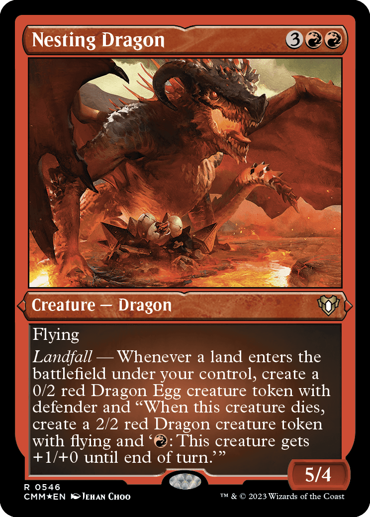 Dragão Aninhador / Nesting Dragon - Magic: The Gathering - MoxLand