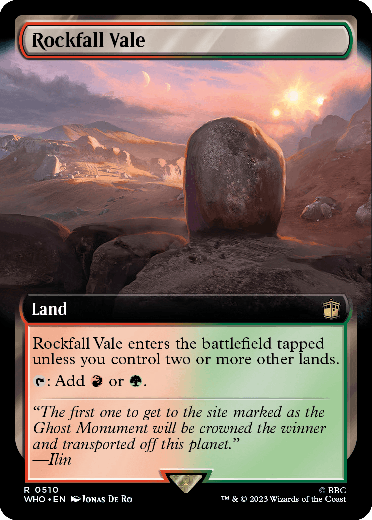 Vale das Pedras Cadentes / Rockfall Vale - Magic: The Gathering - MoxLand