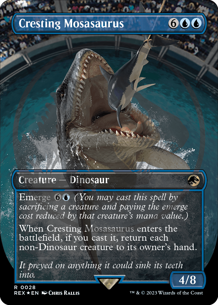 Mosassauro Saltador / Cresting Mosasaurus - Magic: The Gathering - MoxLand