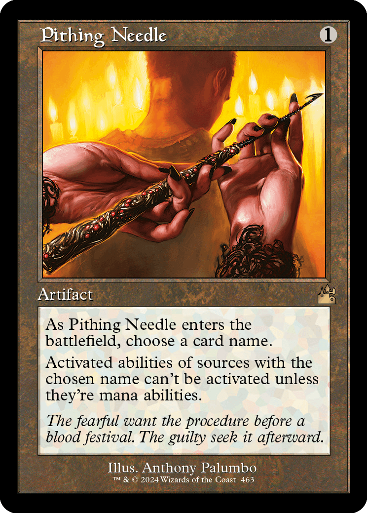 Agulha Medular / Pithing Needle - Magic: The Gathering - MoxLand