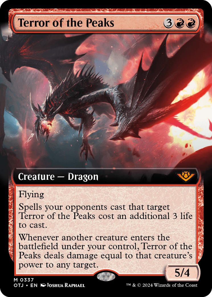 Terror dos Picos / Terror of the Peaks - Magic: The Gathering - MoxLand