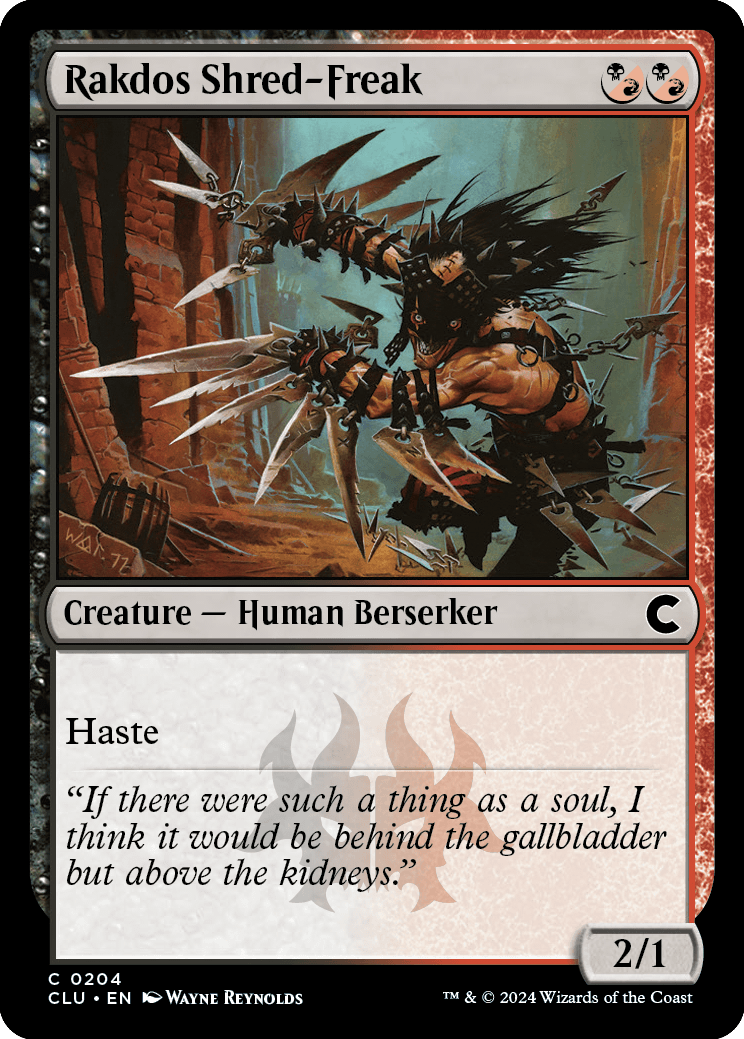 Retalheiro Louco Rakdos / Rakdos Shred-Freak - Magic: The Gathering - MoxLand