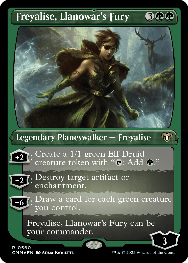 Freyalise, Fúria de Llanowar / Freyalise, Llanowar's Fury - Magic: The Gathering - MoxLand