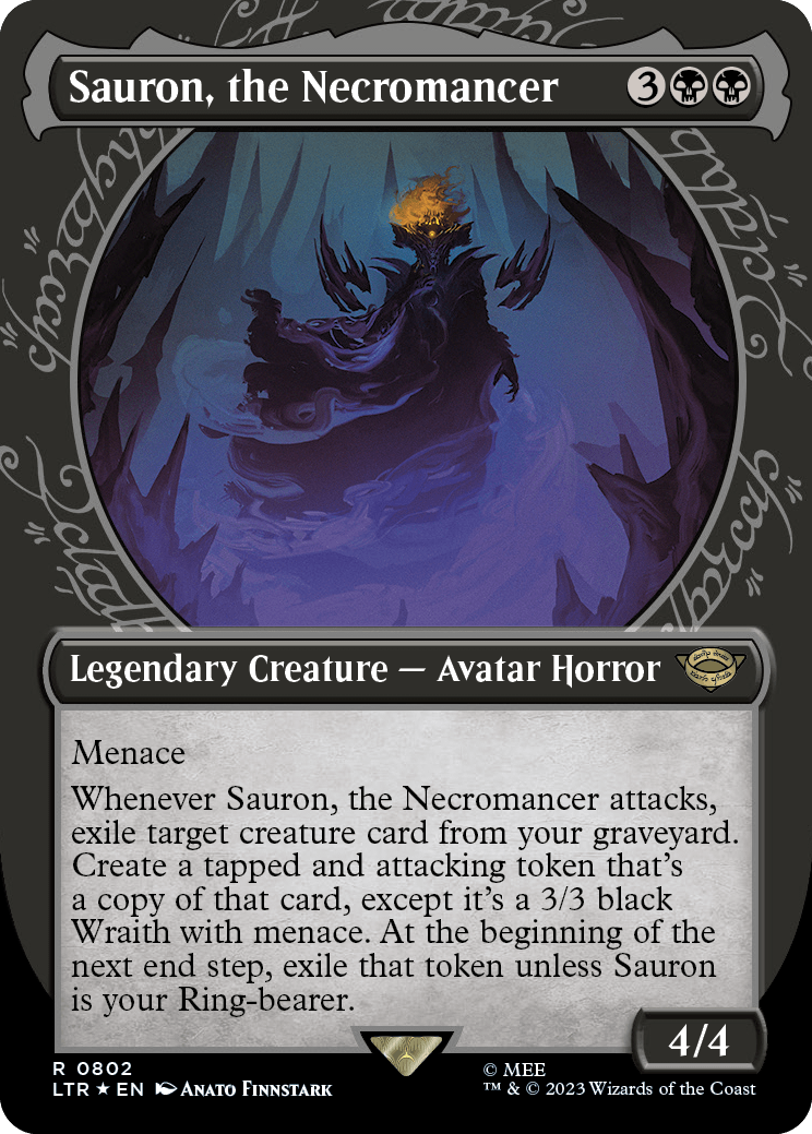 Sauron, o Necromante / Sauron, the Necromancer - Magic: The Gathering - MoxLand