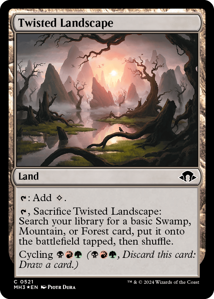 Paisagem Distorcida / Twisted Landscape - Magic: The Gathering - MoxLand
