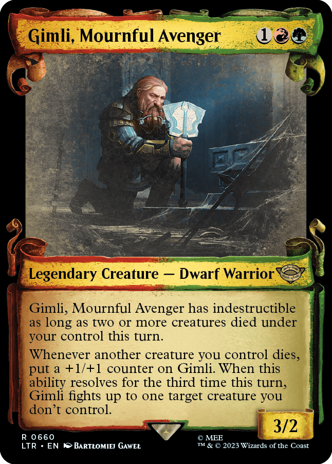 Gimli, Vingador Lamentoso / Gimli, Mournful Avenger - Magic: The Gathering - MoxLand