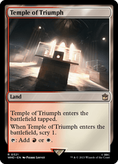 Templo do Triunfo / Temple of Triumph - Magic: The Gathering - MoxLand
