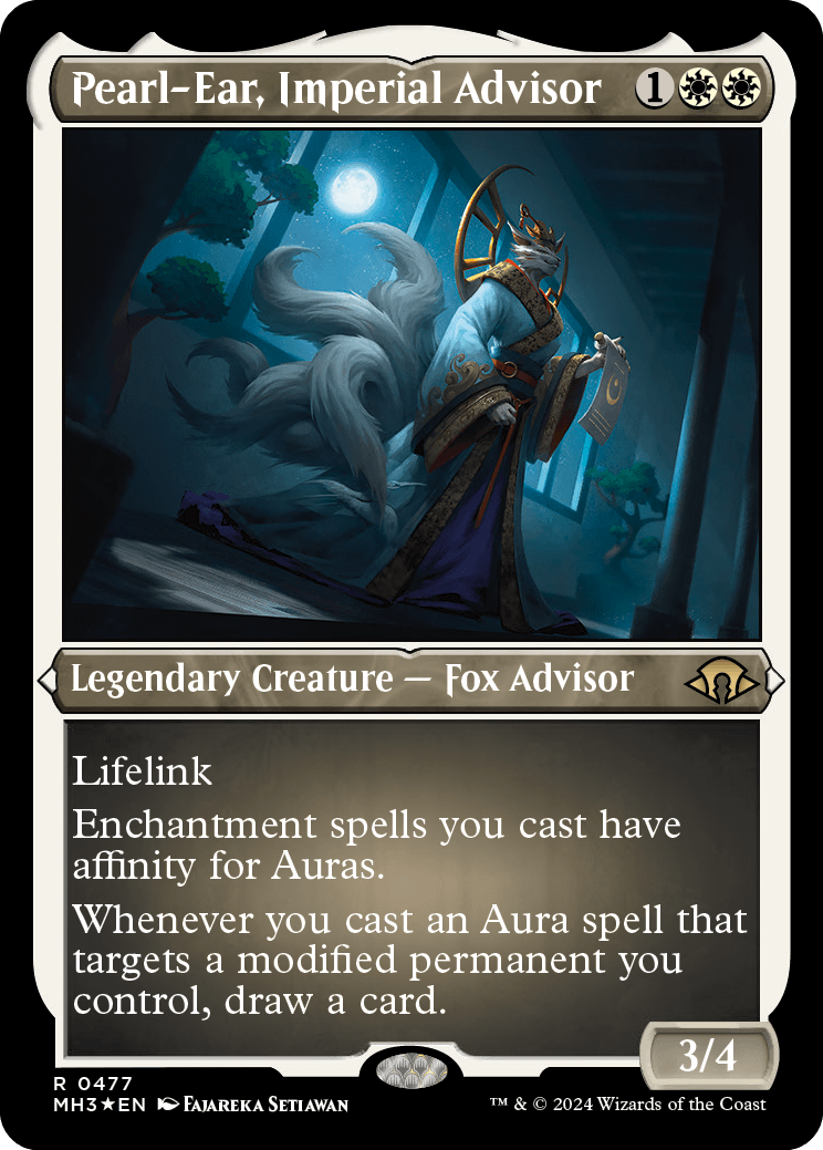 Orelha-de-Pérola, Conselheira Imperial / Pearl-Ear, Imperial Advisor - Magic: The Gathering - MoxLand