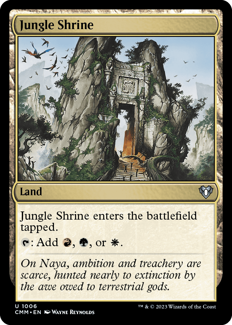 Sacrário da Selva / Jungle Shrine - Magic: The Gathering - MoxLand