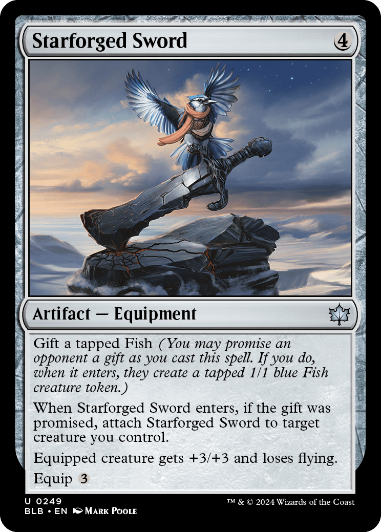 Espada Astroforjada / Starforged Sword - Magic: The Gathering - MoxLand