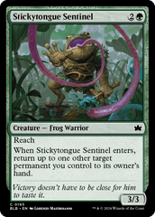 Sentinela da Língua Grudenta / Stickytongue Sentinel - Magic: The Gathering - MoxLand