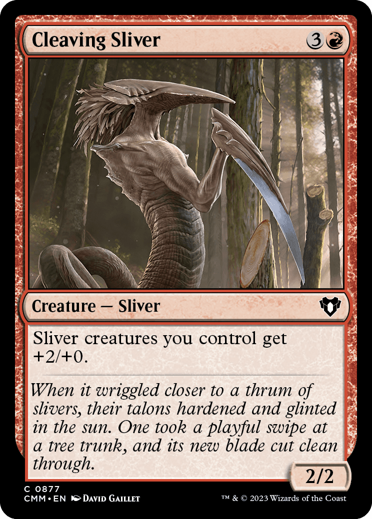 Fractius Decepador / Cleaving Sliver - Magic: The Gathering - MoxLand