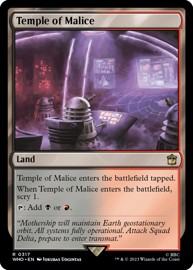 Templo da Maleficência / Temple of Malice - Magic: The Gathering - MoxLand