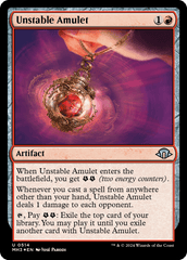 Amuleto Instável / Unstable Amulet - Magic: The Gathering - MoxLand