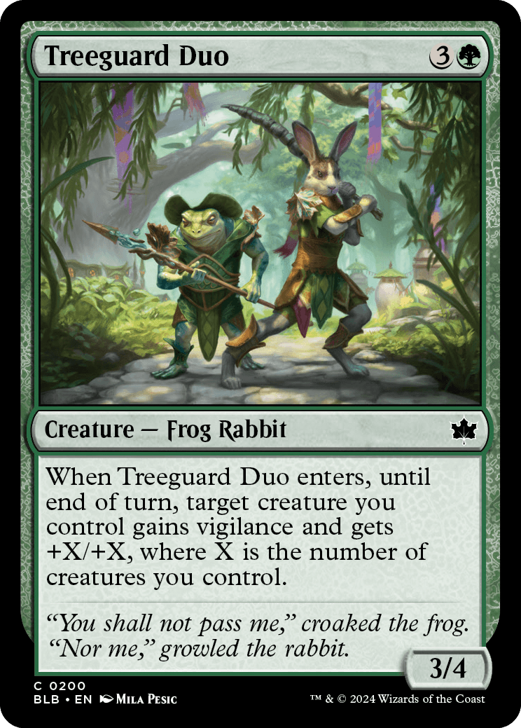 Dupla Guardárvore / Treeguard Duo - Magic: The Gathering - MoxLand