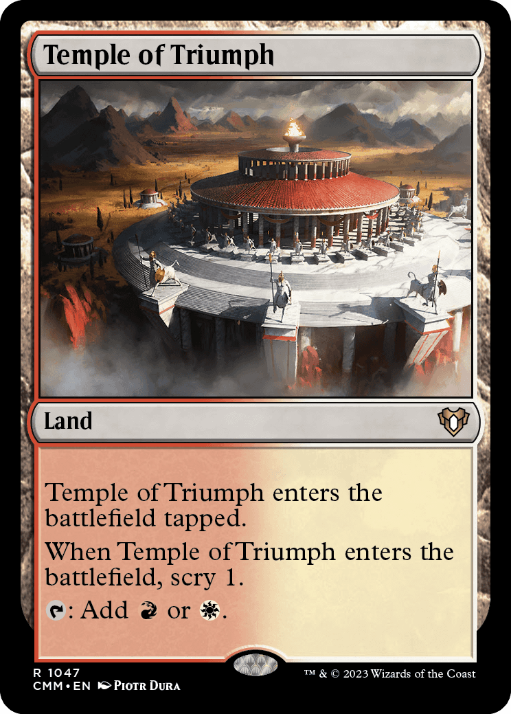 Templo do Triunfo / Temple of Triumph - Magic: The Gathering - MoxLand