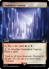 Desfiladeiro Calcinado pelo Sol / Sunbaked Canyon - Magic: The Gathering - MoxLand