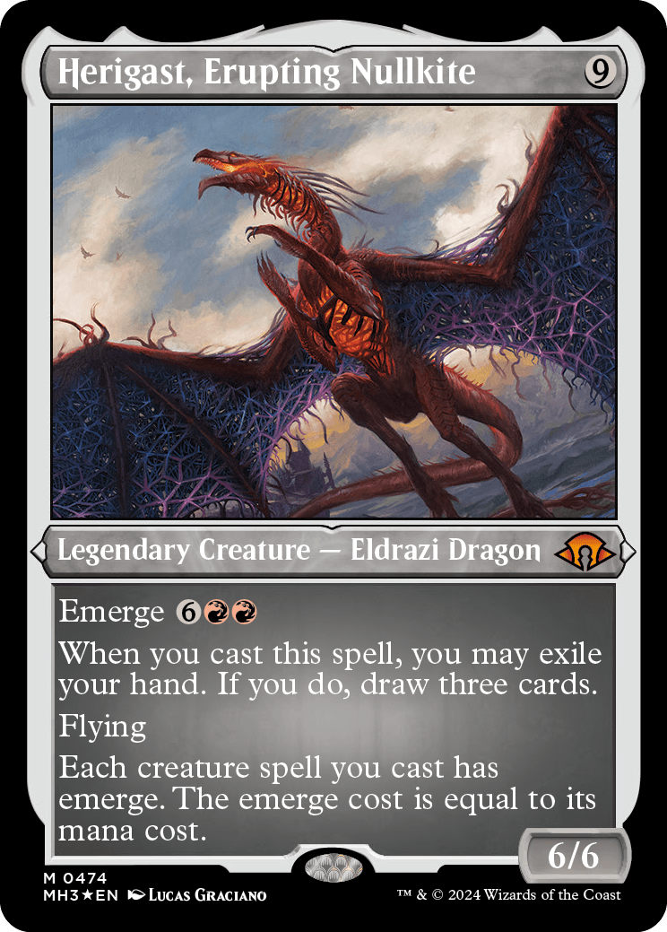 Herigast, Nulavérneo em Erupção / Herigast, Erupting Nullkite - Magic: The Gathering - MoxLand