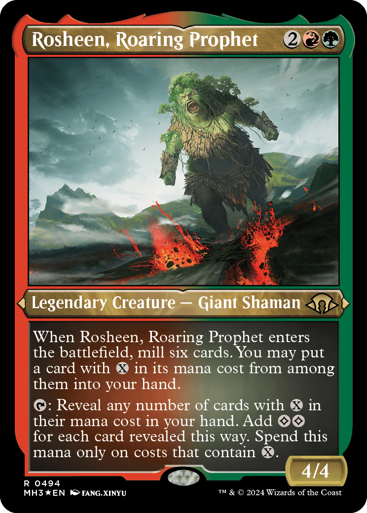 Rosheen, Profeta Urrante / Rosheen, Roaring Prophet - Magic: The Gathering - MoxLand